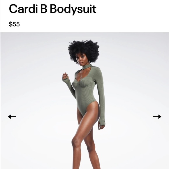 Reebok Cardi B Top Bodysuit - Picture 9 of 9